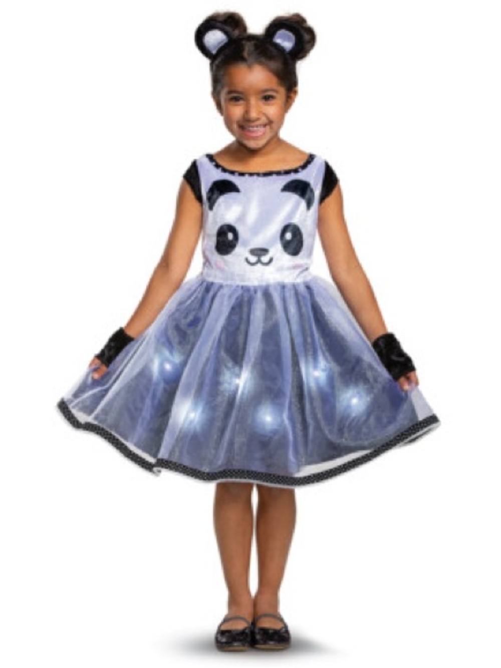 Light up Panda toddler girls Halloween costume